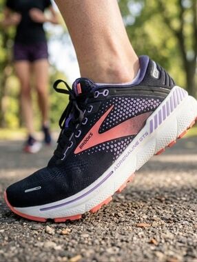 Brooks Women's Black Purple Coral Running Shoes